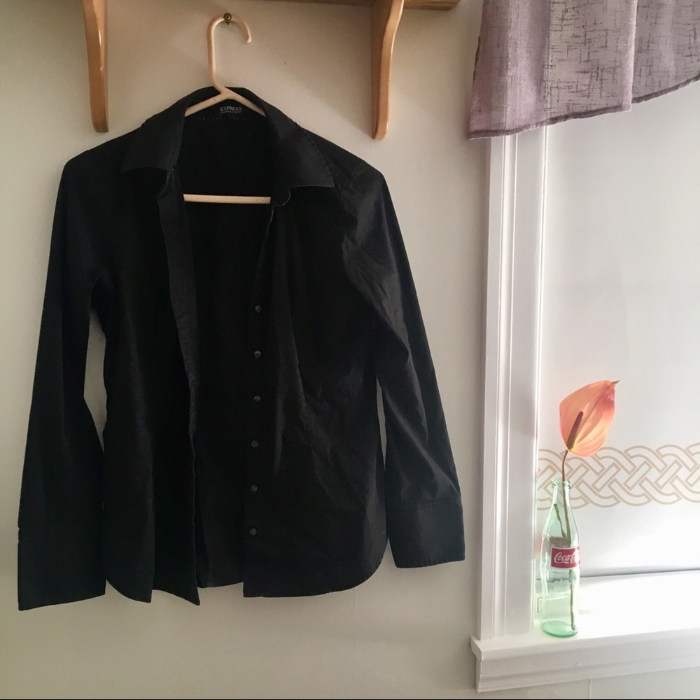 Express | Button Down Dress Top